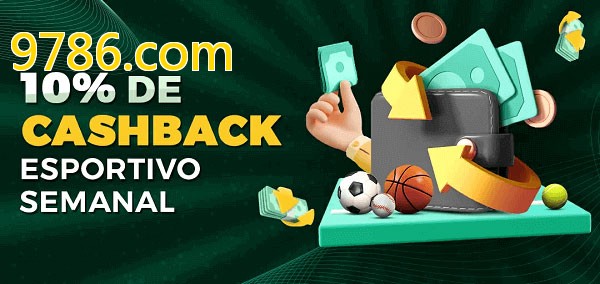 10% de bônus de cashback na 9786.com